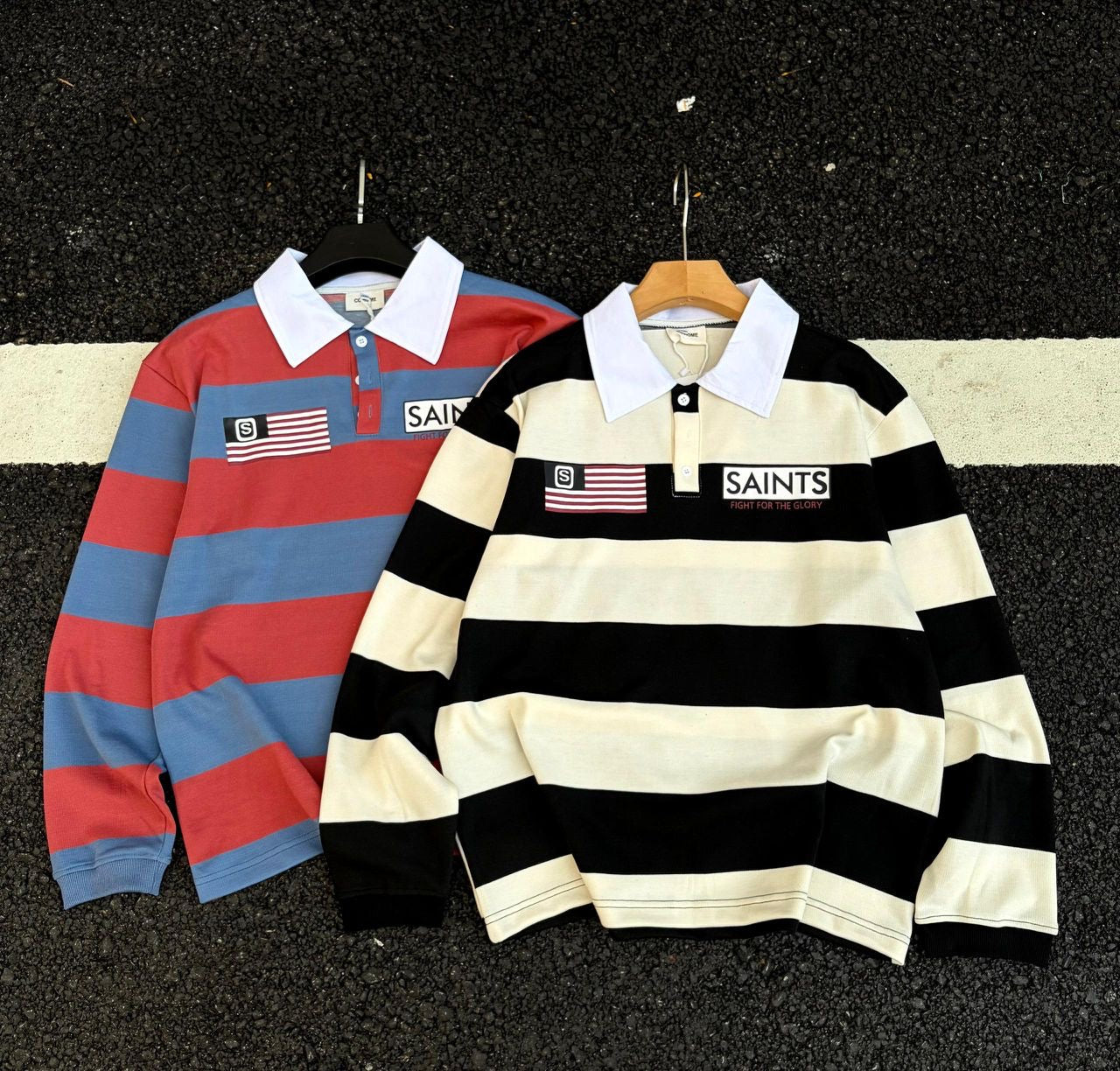 Premium Long Sleeve Collar T-shirt