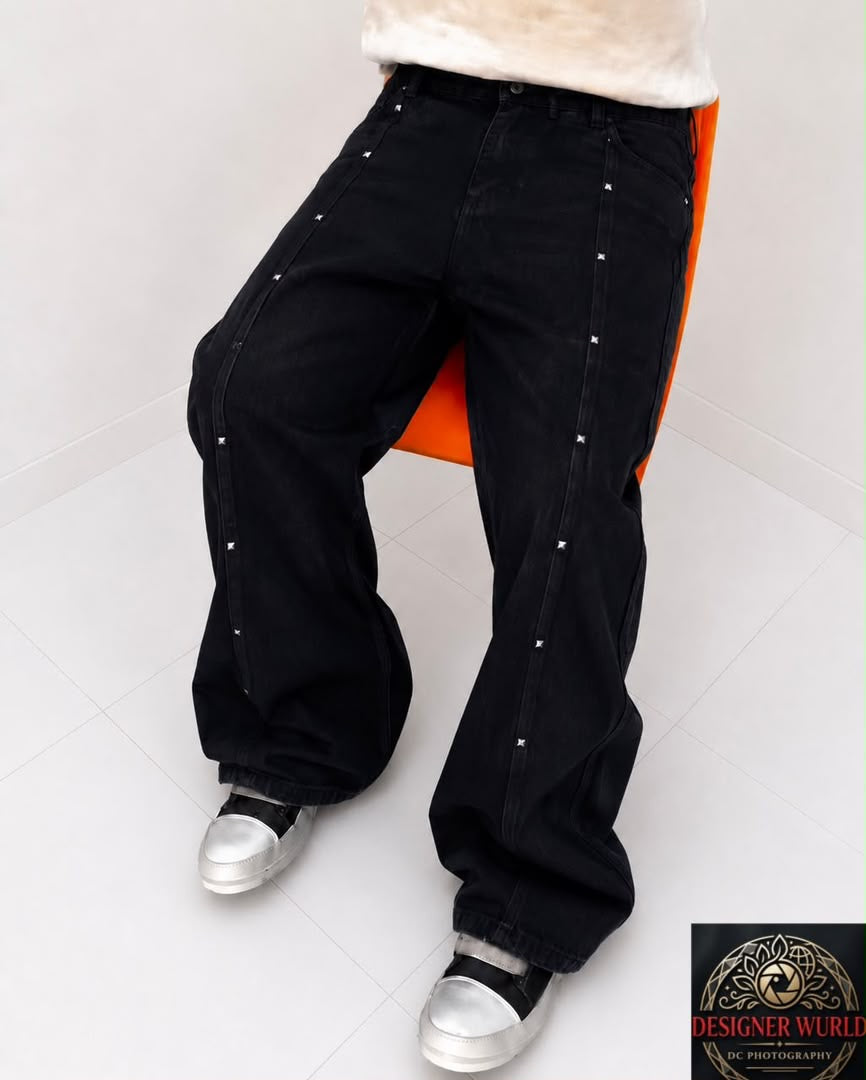 Purple Baggy Jeans