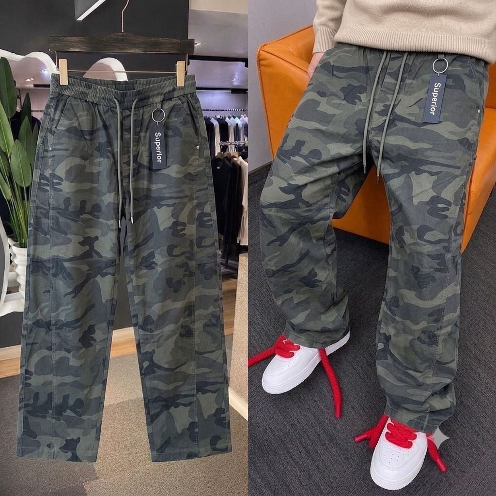 Premium Camo Baggy Jeans