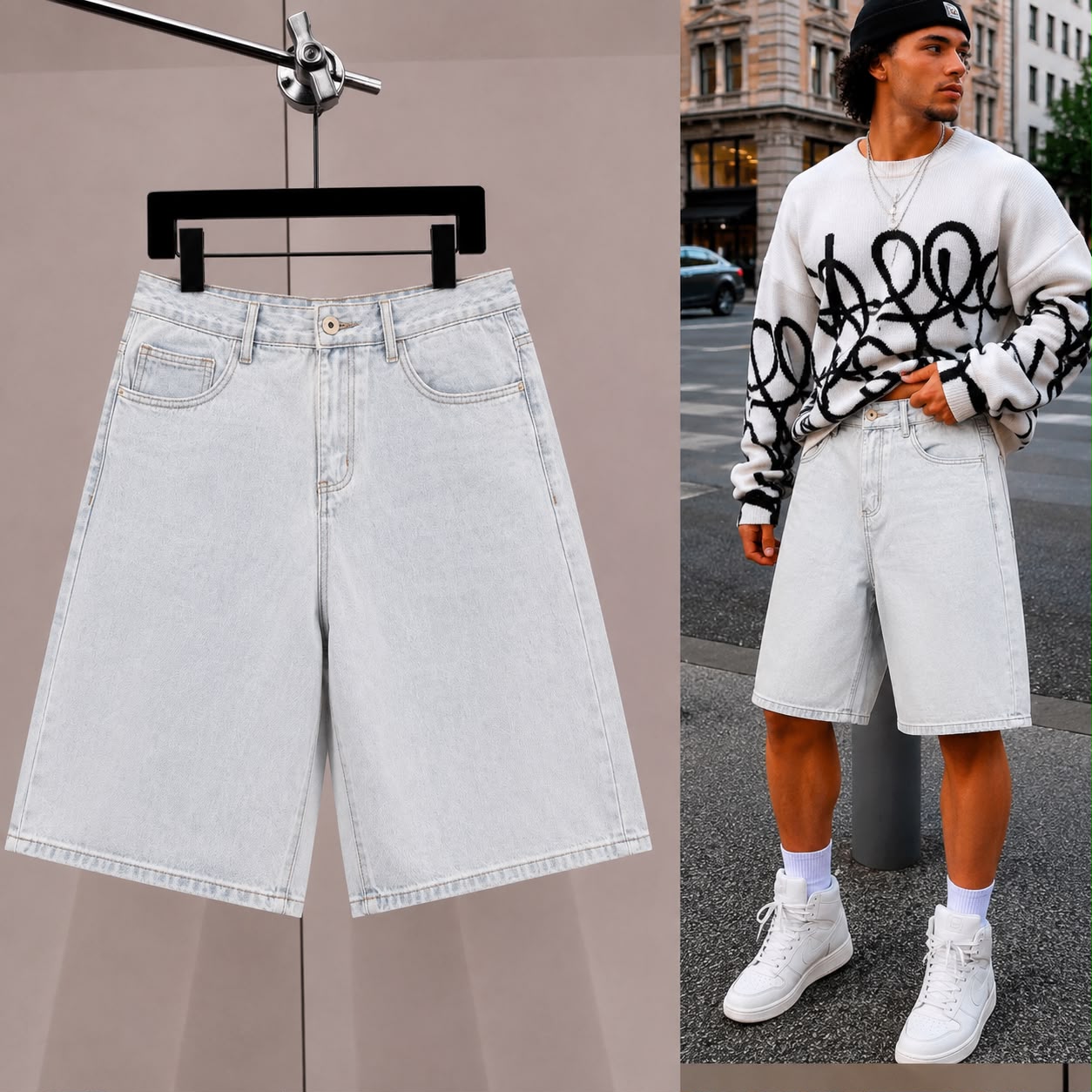 Premium 3-quarter Jean