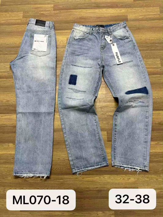 Purple Baggy Jeans