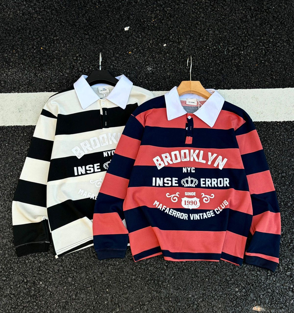 Premium Long Sleeve Collar T-shirt