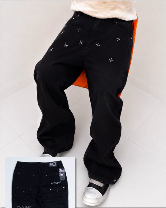 Purple Baggy Jeans