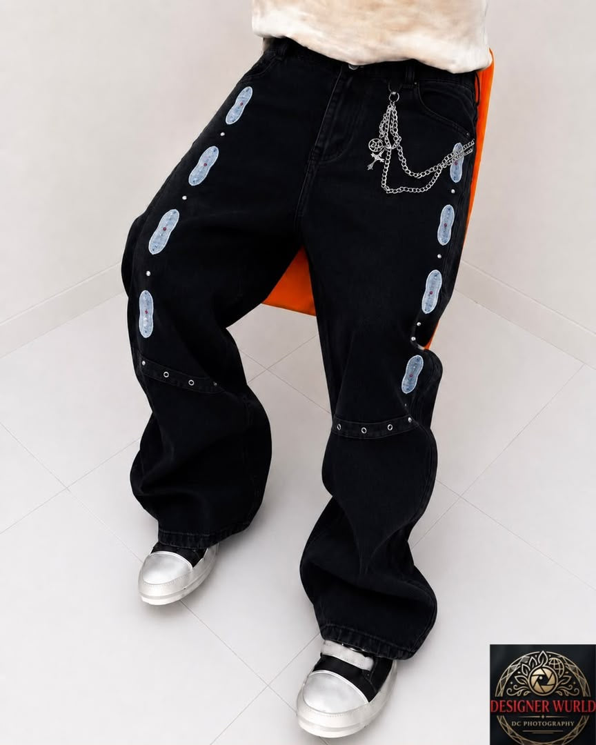 Purple Baggy Jeans