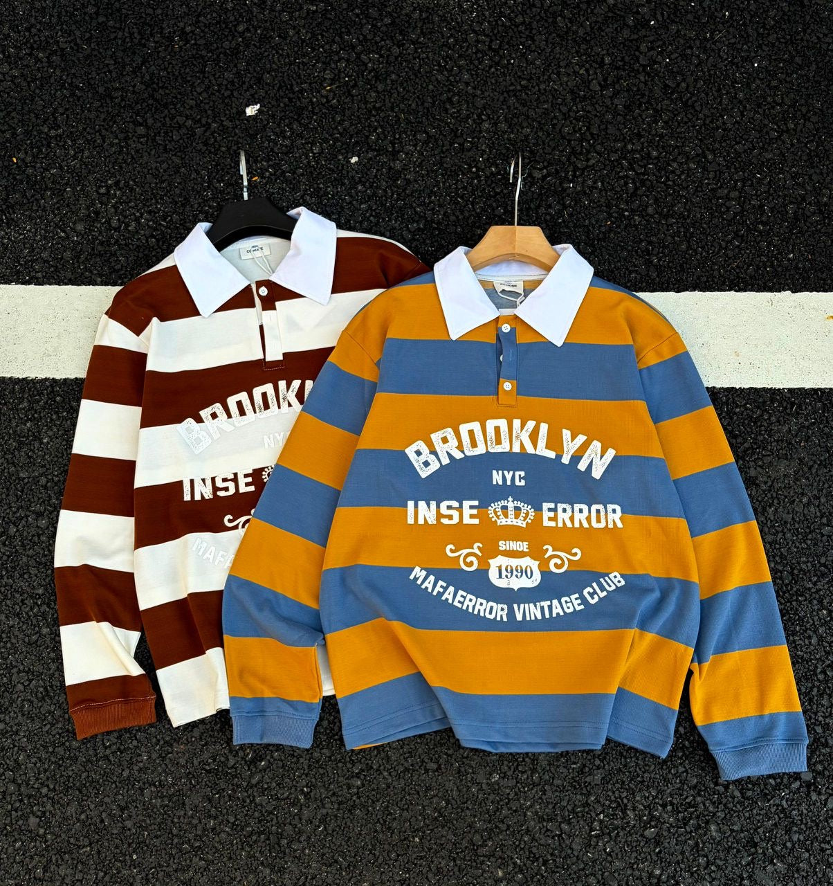Premium Long Sleeve Collar T-shirt