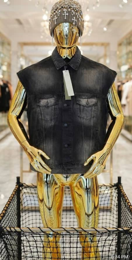 Premium Armless Jean Jacket