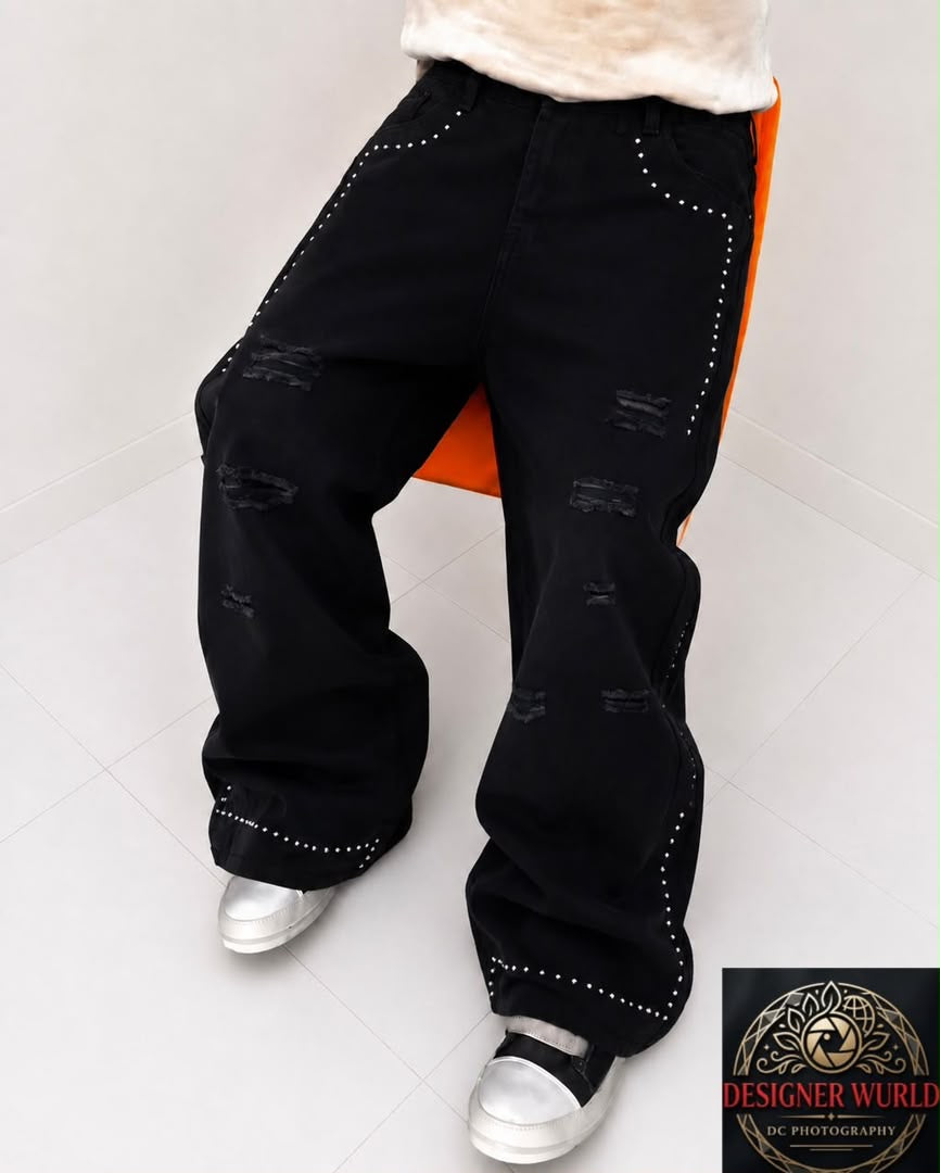 Purple Baggy Jeans