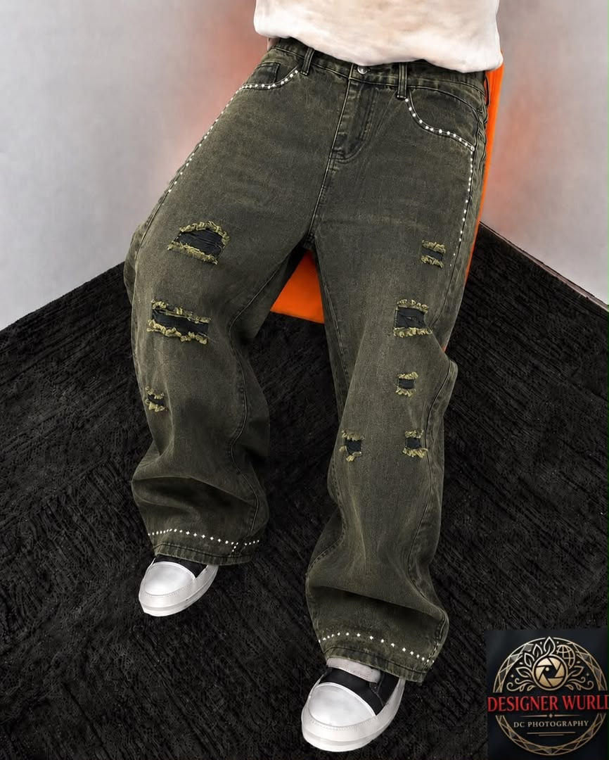 Purple Baggy Jeans