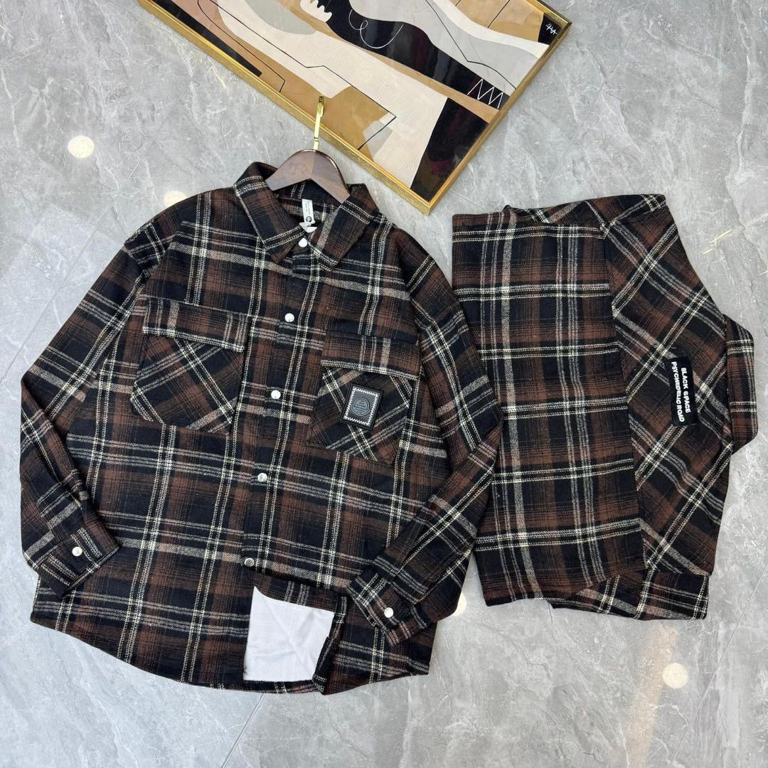 Long Sleeve Checker Shirt