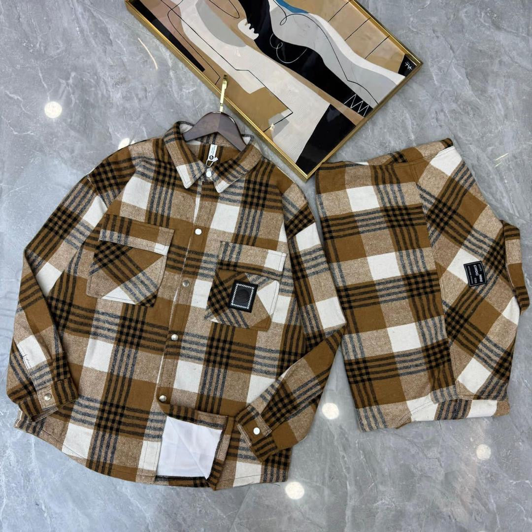 Long Sleeve Checker Shirt