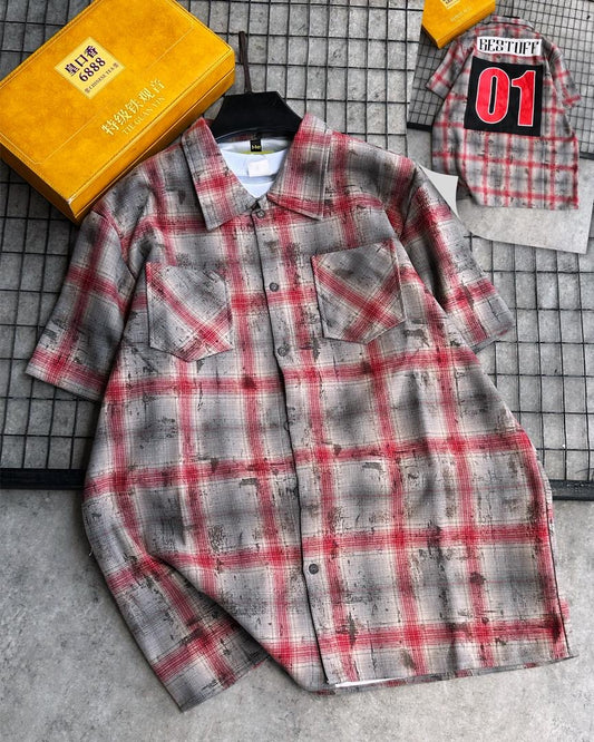 Short Sleeve Stripe Shirt