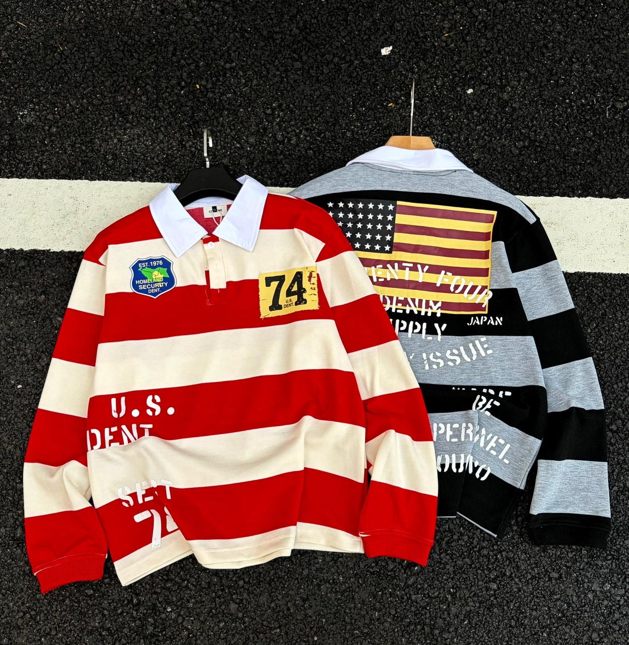 Premium Long Sleeve Collar T-shirt