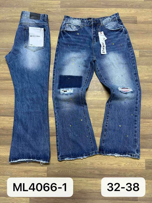 Purple Baggy Jeans